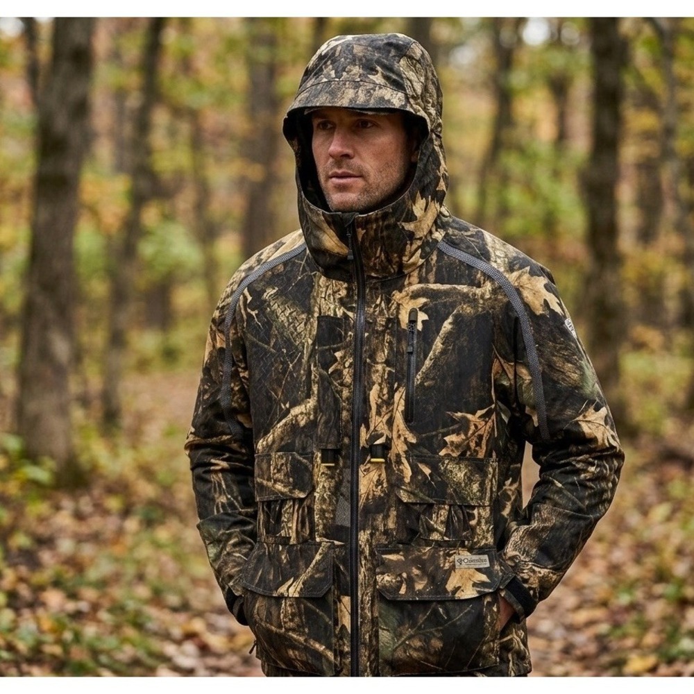 🚨Rare 🚨Columbia🚦PHG‎ Gallatin Jacket Sample Timberwolf Digital Camo Men's L